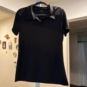 Women's Black Polo Shirt